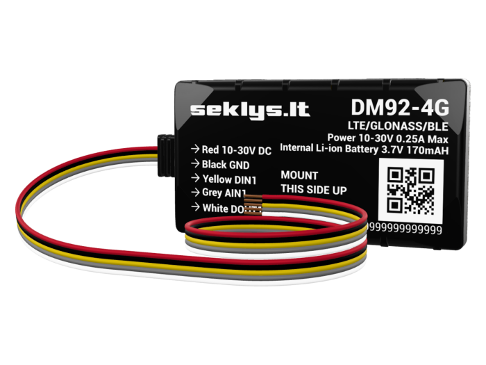 GPS seklys DM92-4G (vidinė baterija) - 1