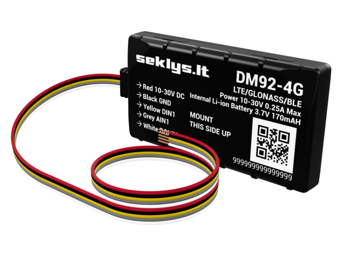 GPS seklys diMag DM92-4G (vidinė baterija) - 2