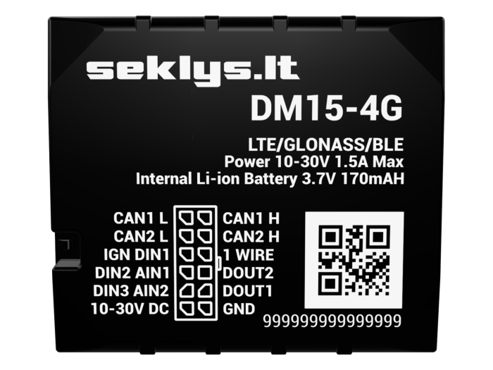 GPS seklys DM15-4G su CAN - 1