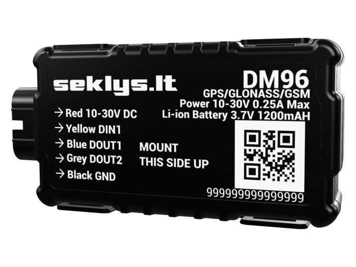 Vandeniui atsparus GPS seklys diMag DM96 (talpi vidinė baterija) - 1